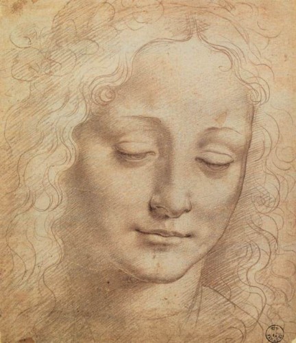 Leonardo_da_vinci,_Female_Head, 1500-е годы